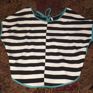 Lauren Conrad striped blouse. XS